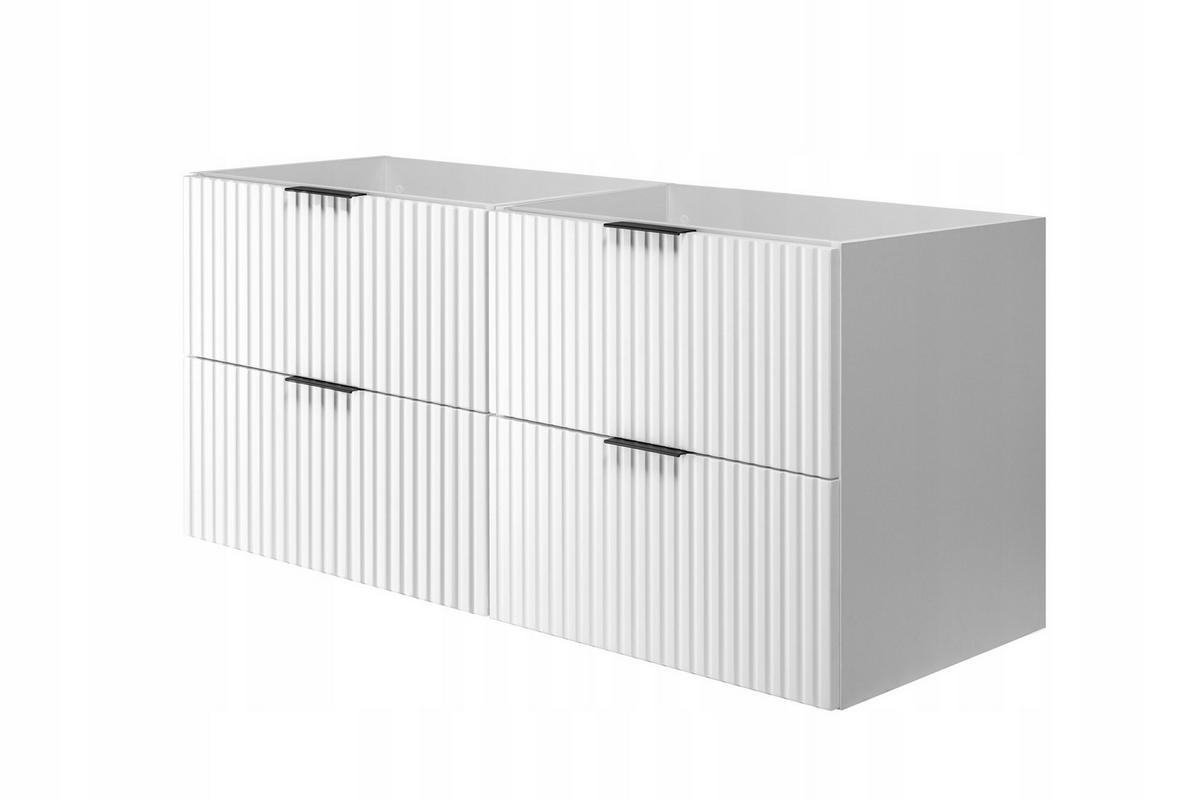 WASCHBECKUNTERSCHRANK FLOW Weiß matt 120/57/46 cm - Weiß, Holzwerkstoff (120/57/46cm) - Rodan