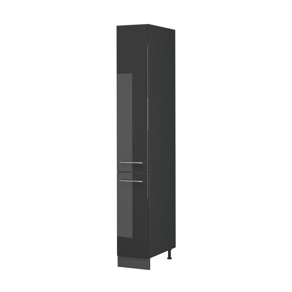 Vicco Küchenunterschrank Anthrazit, Anthrazit 30x206.8x58.1 cm