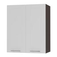 KÜCHENHÄNGESCHRANK Kvantum W3/60 Weiß Matt / Lava Matt 60 / 32,5 / 72cm - Dunkelgrau/Weiß, Holz/Holzwerkstoff (60/72/32.5cm) - Feldmann-Wohnen
