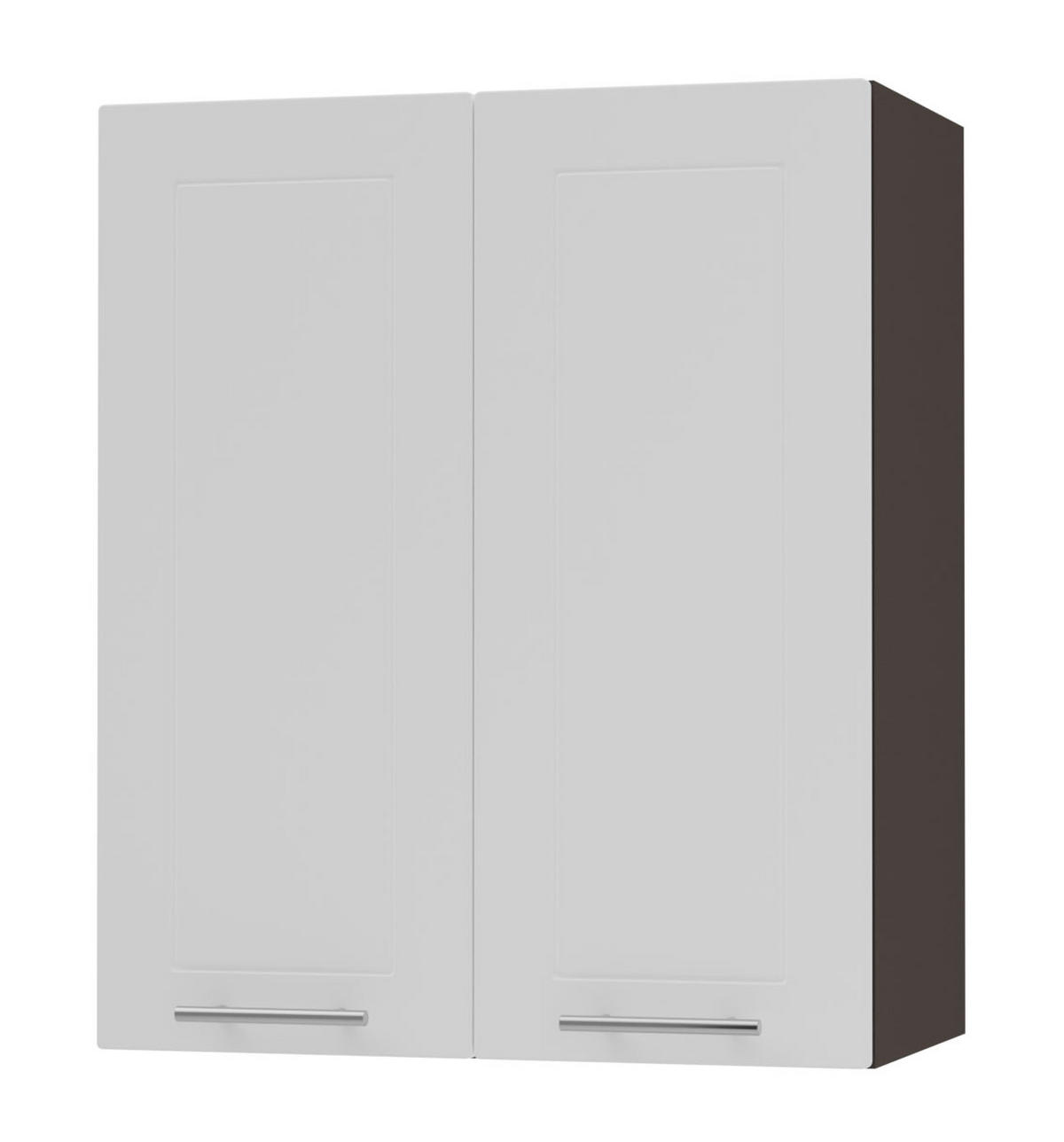 KÜCHENHÄNGESCHRANK Kvantum W3/60 Weiß Matt / Lava Matt 60 / 32,5 / 72cm - Dunkelgrau/Weiß, Holz/Holzwerkstoff (60/72/32.5cm) - Feldmann-Wohnen