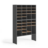 SCHUHSCHRANK-SET Lysander, Anthrazit/Goldkraft Eiche, 104.2 x 65.5 cm 2 Teile - Honigeiche/Anthrazit, Holzwerkstoff (104.2/65.5/32.1cm) - Vicco