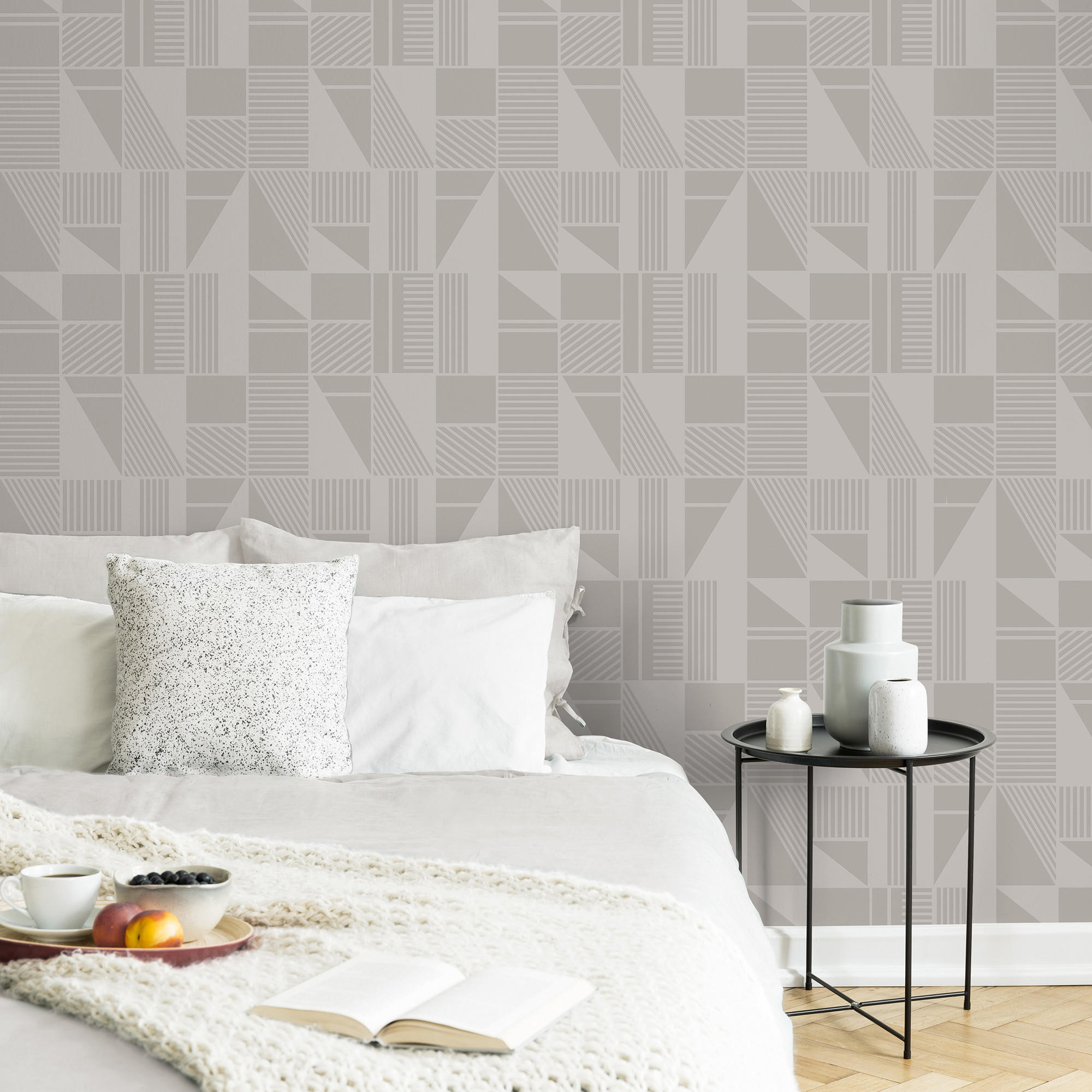 TAPETE Amia - Creme/Weiß, Papier/Kunststoff (53/1000cm) - Superfresco Easy