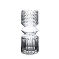 VASE Serenite Transparent 10/10/24.5 cm Glas - Transparent, Glas (24.5cm) - Mondex