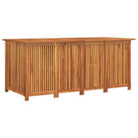 GARTENBOX 200/80/75 Cm Massivholz Akazie - Braun, Holz (200/75/80cm) - vidaXL