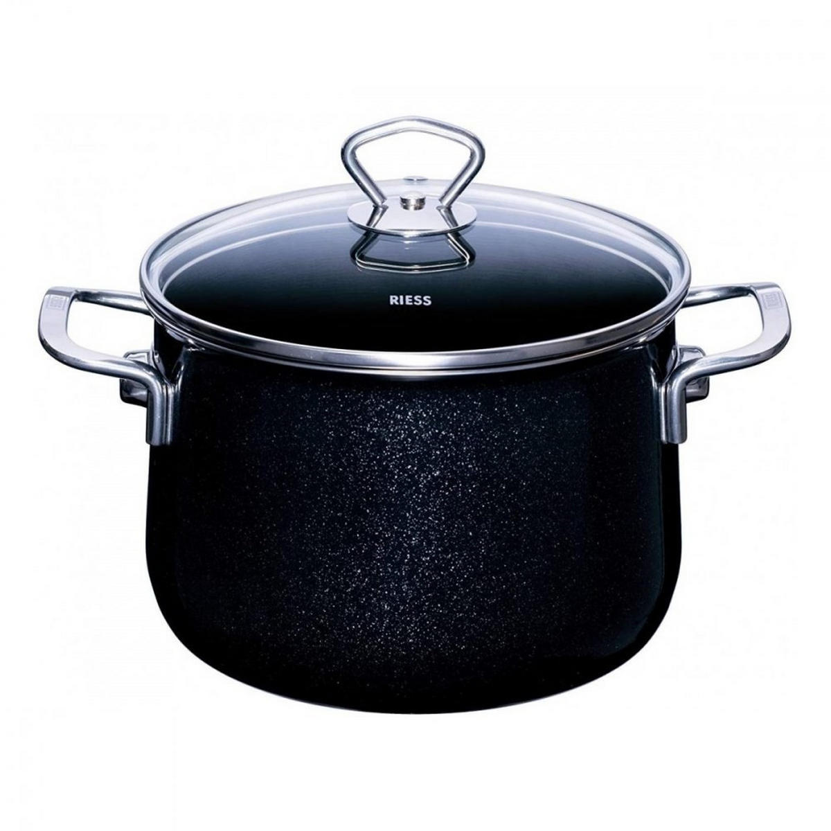 TOPFSET Schwarz R0558009 - Schwarz, Keramik (28cm) - Riess