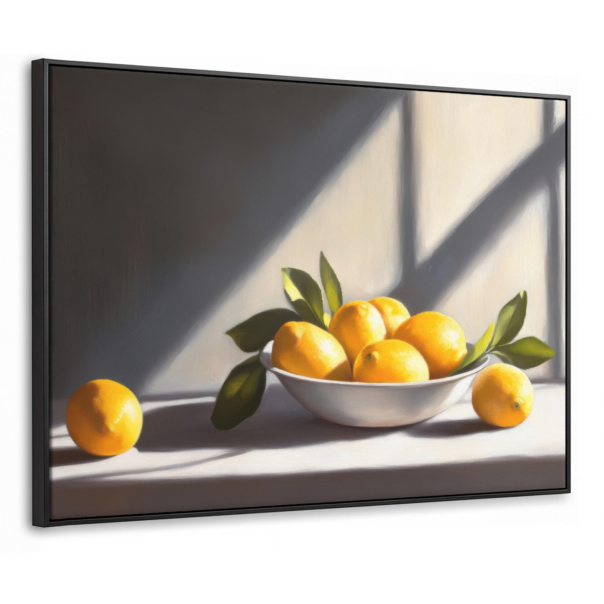 MuchoWow Leinwand Gelb 100x70 cm