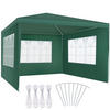 PAVILLON Barinas,wasserdicht,grün - Grün, Kunststoff (300/250/300cm) - tectake