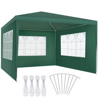 PAVILLON Barinas,wasserdicht,grün - Grün, Kunststoff (300/250/300cm) - tectake