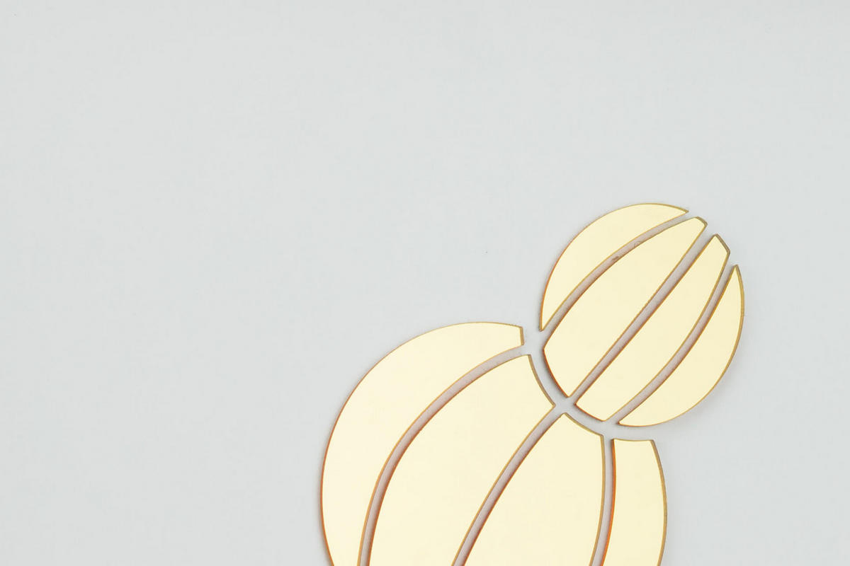 WANDBILD Gold 38/38 cm - Goldfarben/Schwarz, Glas (1.38/38cm) - KUNSTLOFT