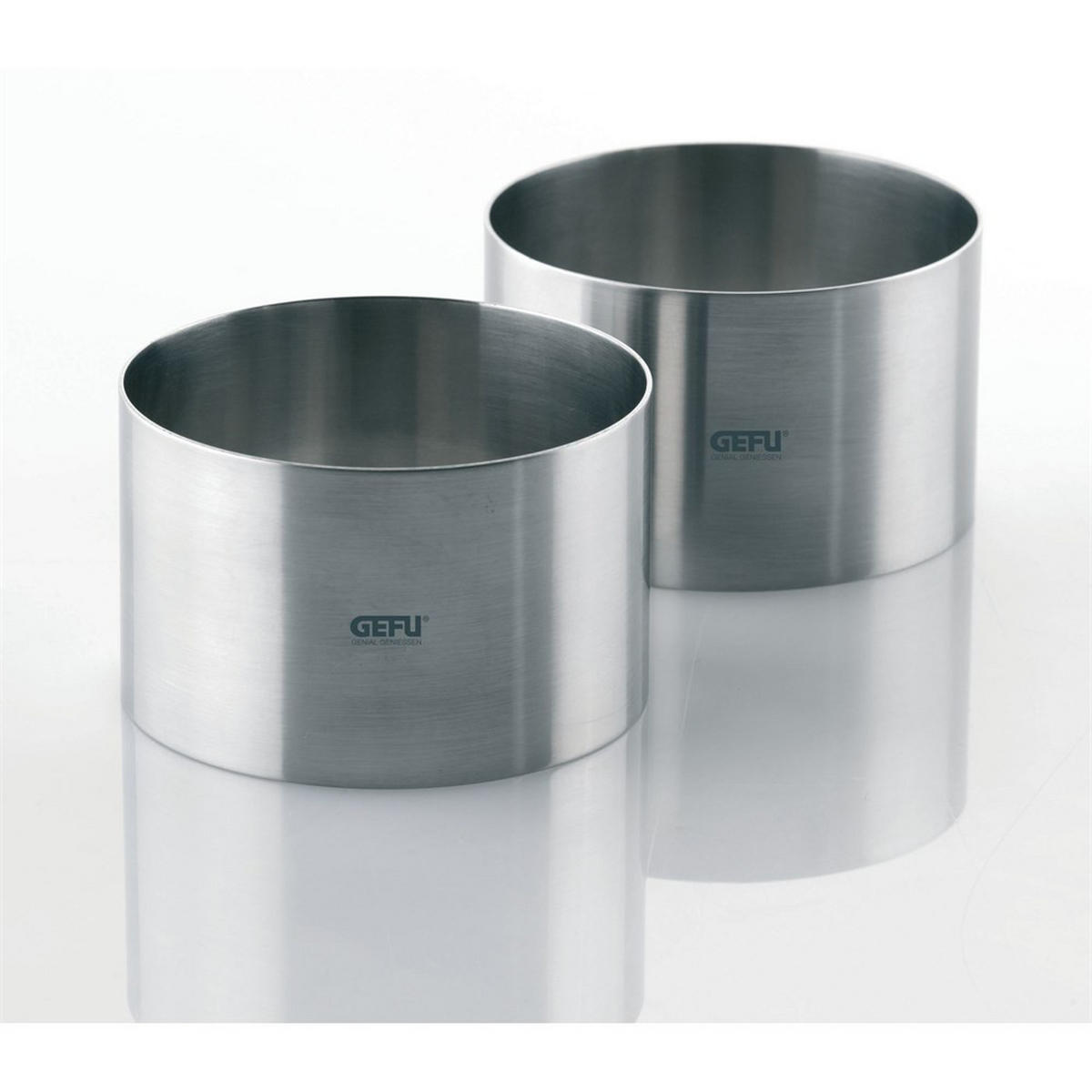 TORTENRING Silber 10.2/8.6/12.6 cm G12160 - Silberfarben, Metall (8.6/12.6/10.2cm) - Gefu