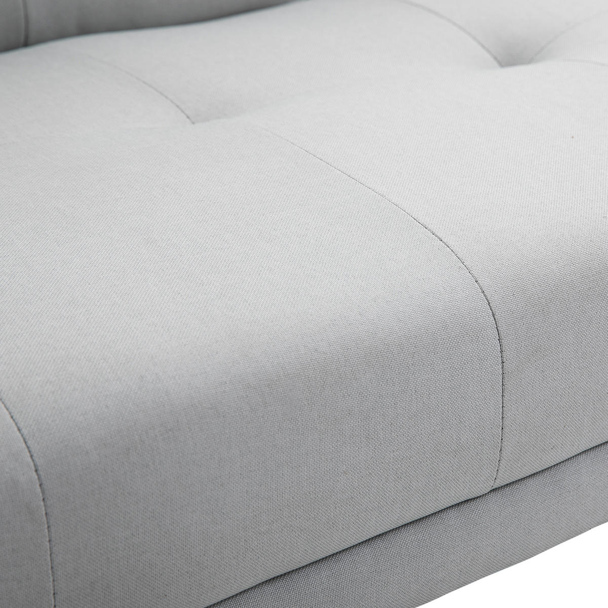 SCHLAFSOFA 3-Sitzer DE-13374 Hellgrau - Hellgrau, Textil (181/78/77cm) - ComfortXL