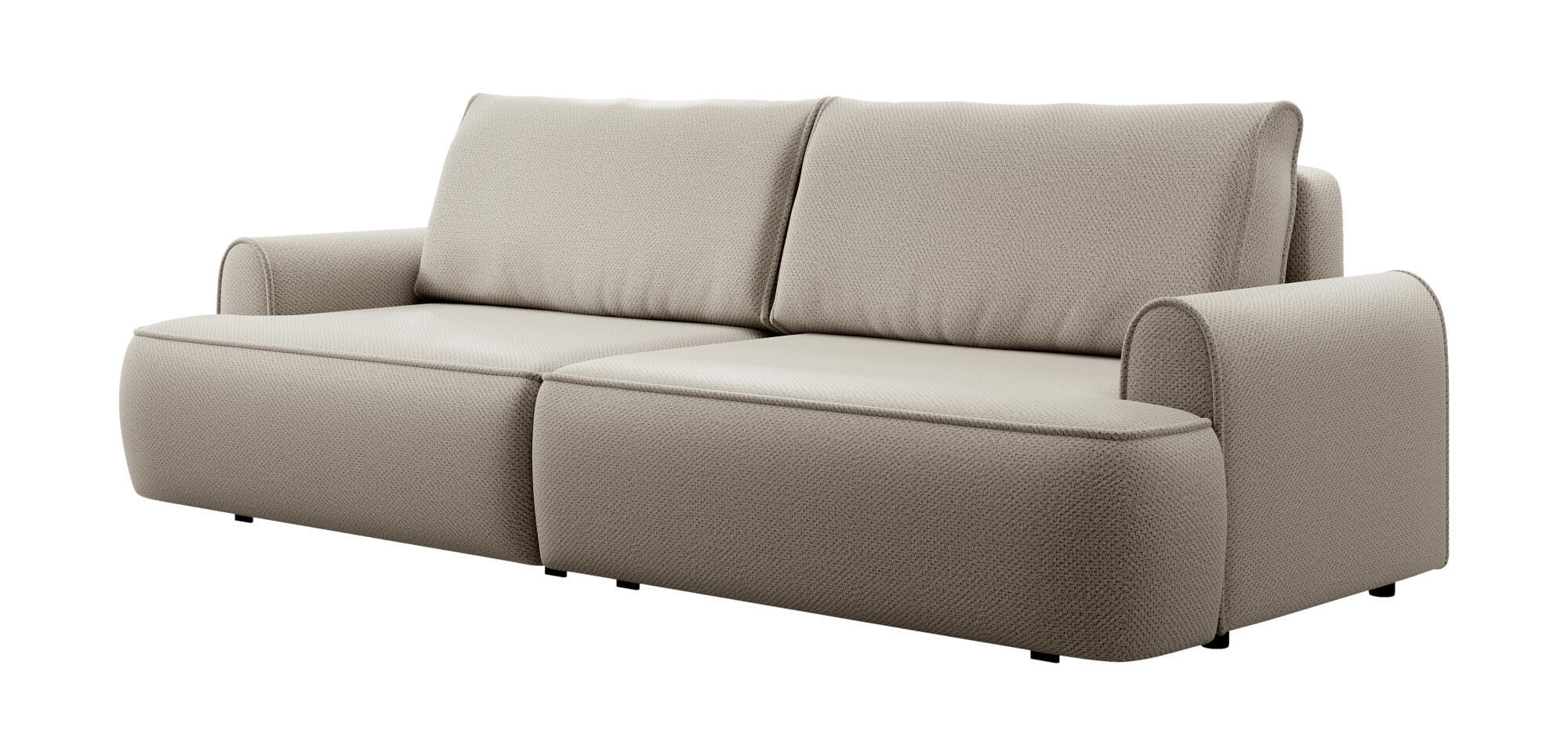 SOFA ONEGA Beige 250x102x85 cm - Beige, Textil (250/85/102cm) - FURNLUX