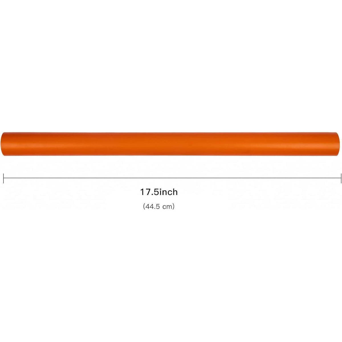 GESCHENKPAPIER Orange Glänzend 44,5 cm x 10 m - Orange, Papier (4/44/4cm)