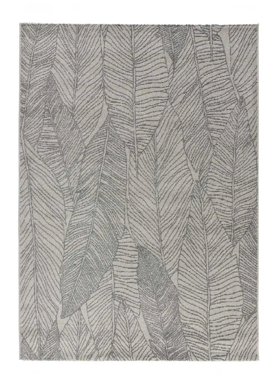 WEBTEPPICH Grau Hojas Sunset 160/230 cm - Grau, Naturmaterialien/Textil (160/230cm) - Atticgo