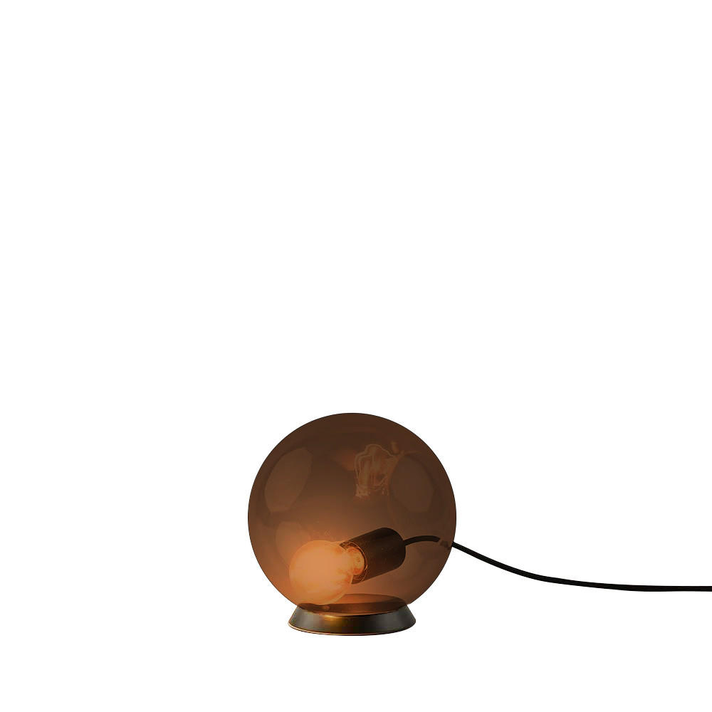 TISCHLAMPE Orb Braun Ø 20cm - Braun, Glas (20/20/20cm) - s.luce