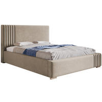 BETT Beige BEN 13 Mit Bettkasten 180x200 cm - Beige, Textil (180/200cm) - Sepro Meble