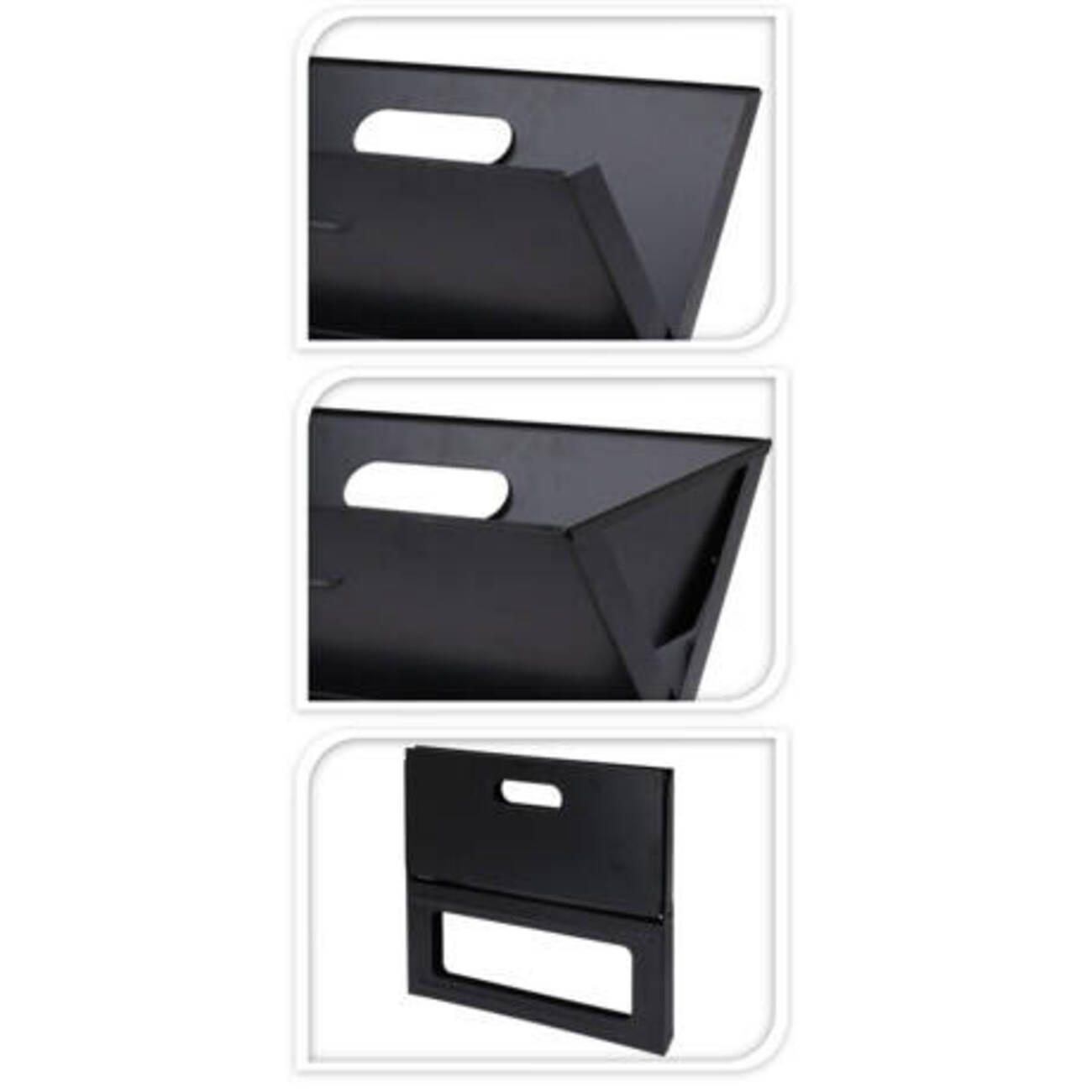GRILL 47,5/43 cm - Schwarz, Metall (30/35/45cm)