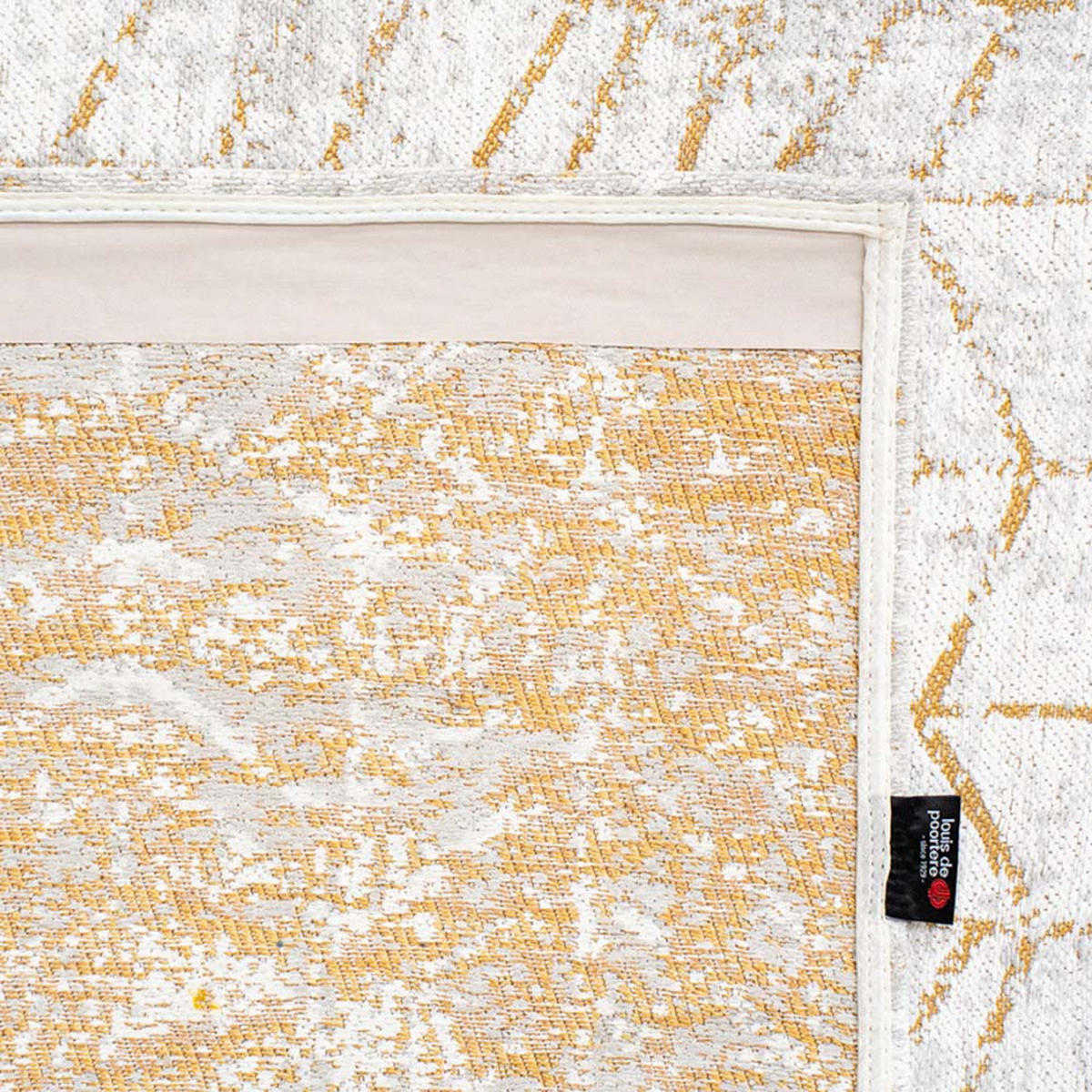 TEPPICH Central Yellow Mad Men Jacob's Ladder 80/250 cm - Beige, Kunststoff/Textil (80/250cm) - Louis De Poortere