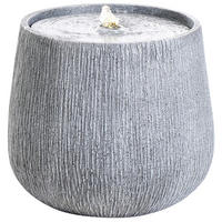 GARTENBRUNNEN Grau Cascata - Grau, Kunststoff (38/38/33cm) - Beliani