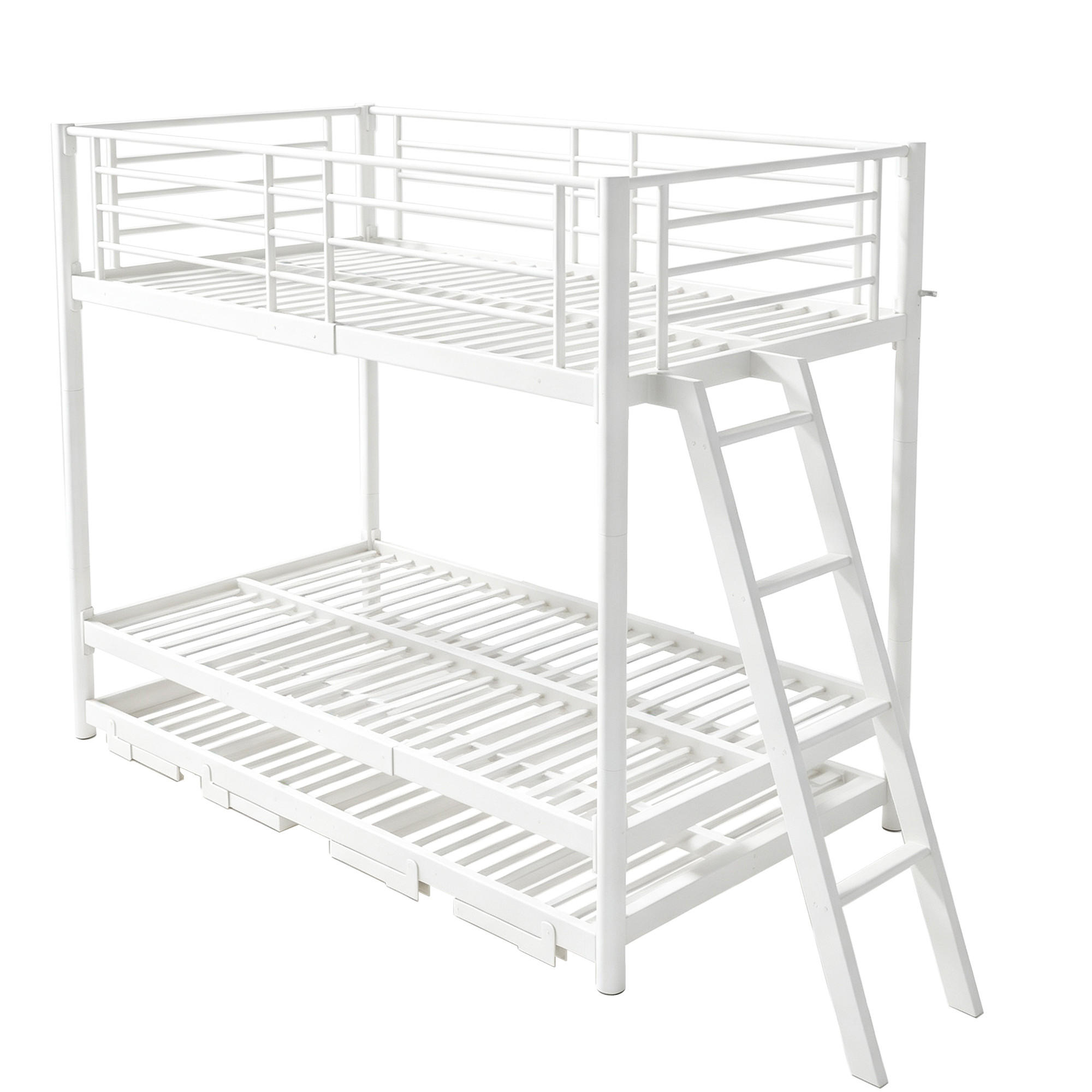 ComfortXL Etagenbett Weiß 90x200 cm