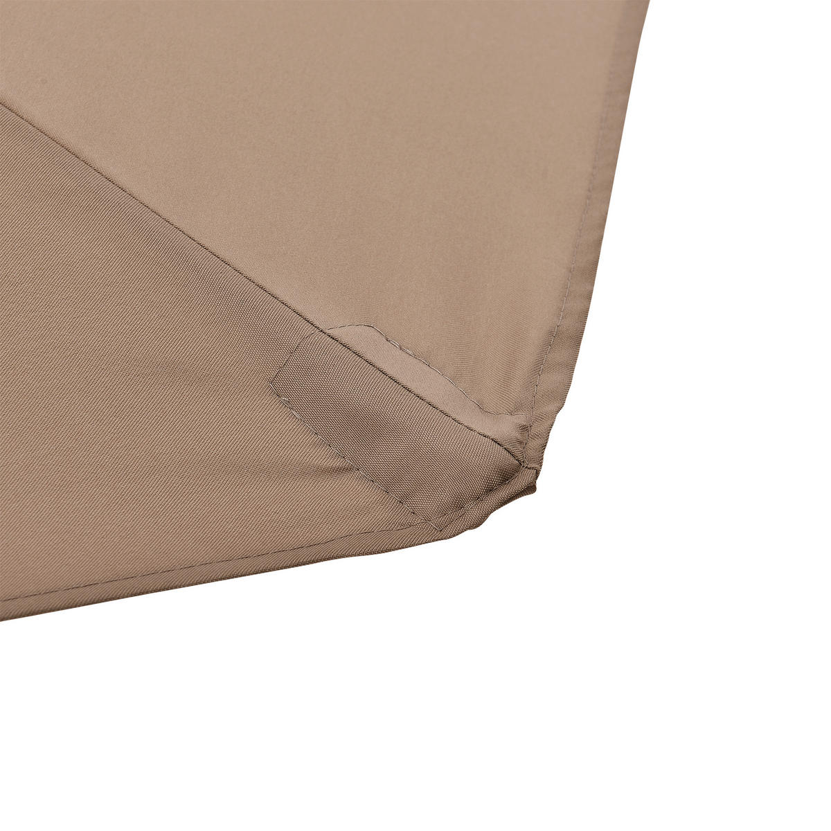 HALB-SONNENSCHIRM Eger - Beige, Textil/Metall (300/150cm) - casa.pro