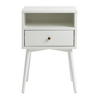 NACHTTISCH Tilo Weiß 40 cm x 60 cm - Weiß, Holz (40/60/30cm) - Kenay Home