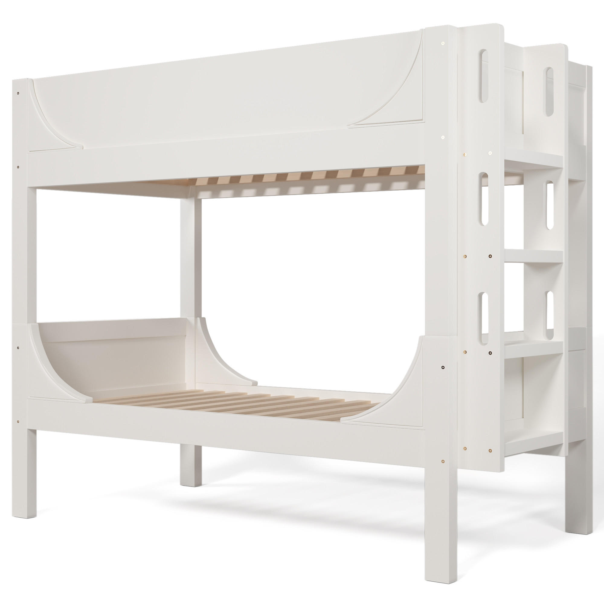 ComfortXL Etagenbett Weiß 90x200 cm