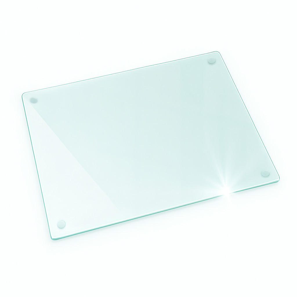 Wallfluent Glasplatte Transparent 40x0.4x52 cm