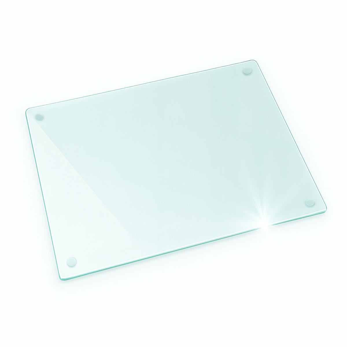 GLASPLATTE 52x40cm Transparent - Transparent, Glas (52/40/0.4cm) - Wallfluent