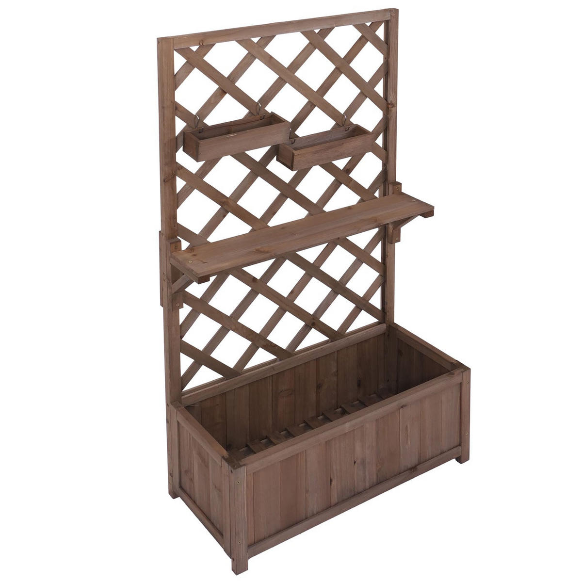 HOCHBEET 135x70x30cm Braun - Braun, Holz (70/135/30cm) - PROREGAL