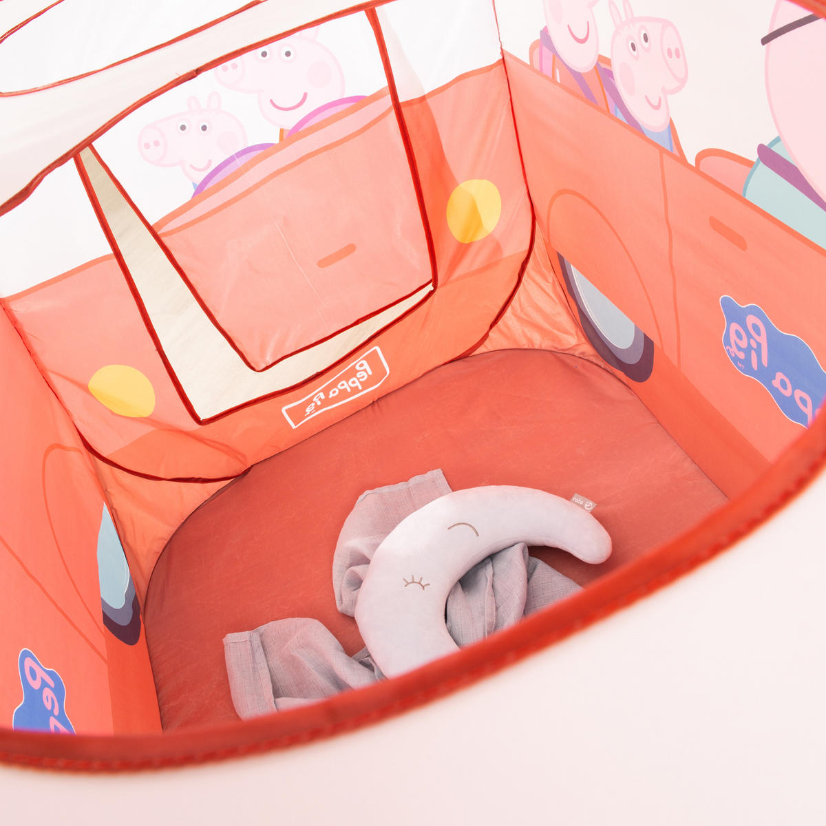 POP-UP-SPIELZELT Peppa Pig - Rot, Textil (75/120cm) - Roba