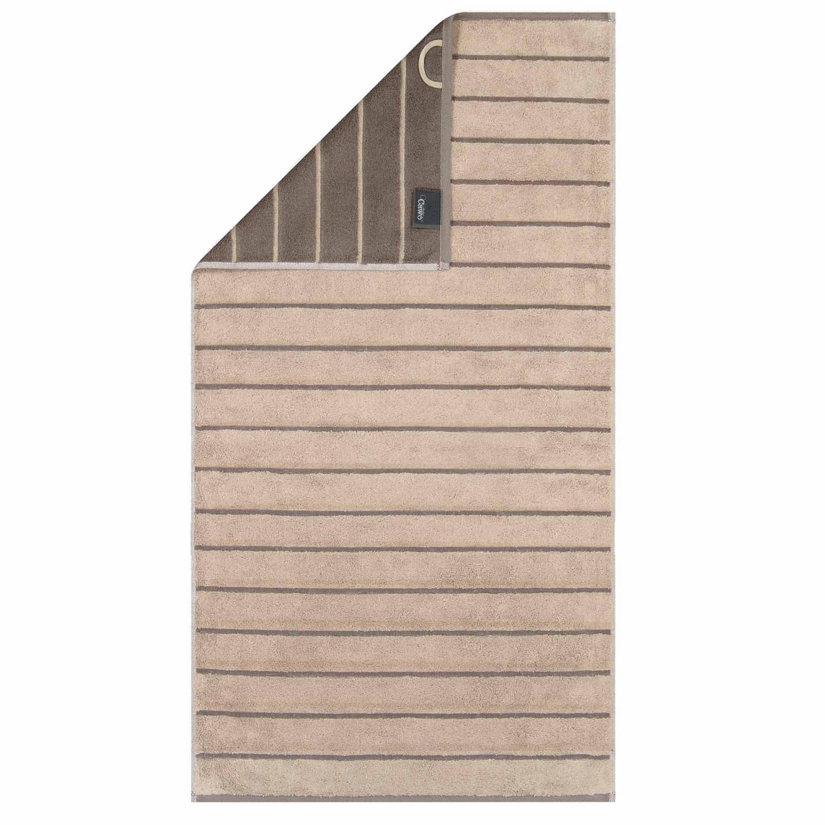 DUSCHTUCH BALANCE DOUBLEFACE 6232 SAND - 39 - Beige, Textil (80/150cm) - Cawoe