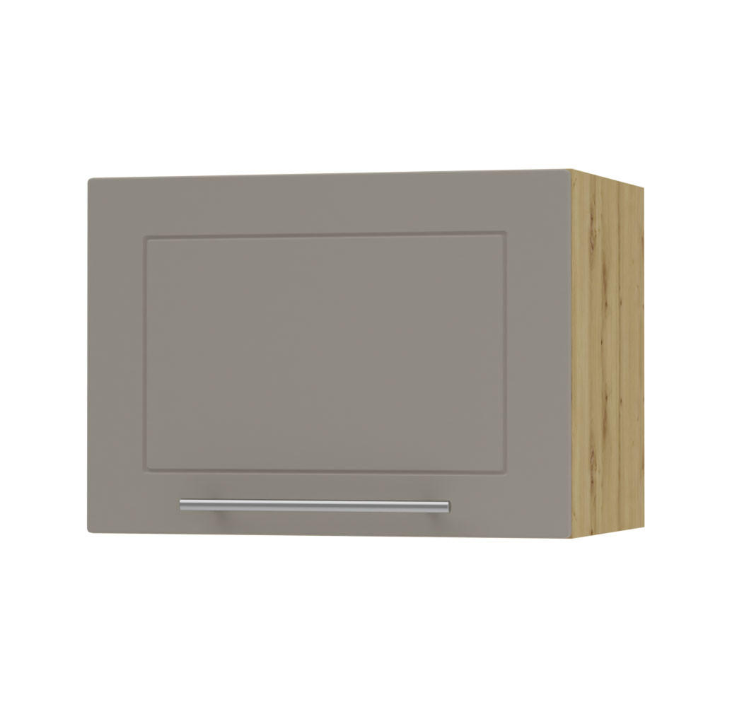 KLAPPHÄNGESCHRANK Kvantum W4B/45 Beige Matt / Eiche Artisan Matt 45 / 32,5 / 36cm - Beige/Eiche Artisan, Holz/Holzwerkstoff (45/36/32.5cm) - Feldmann-Wohnen