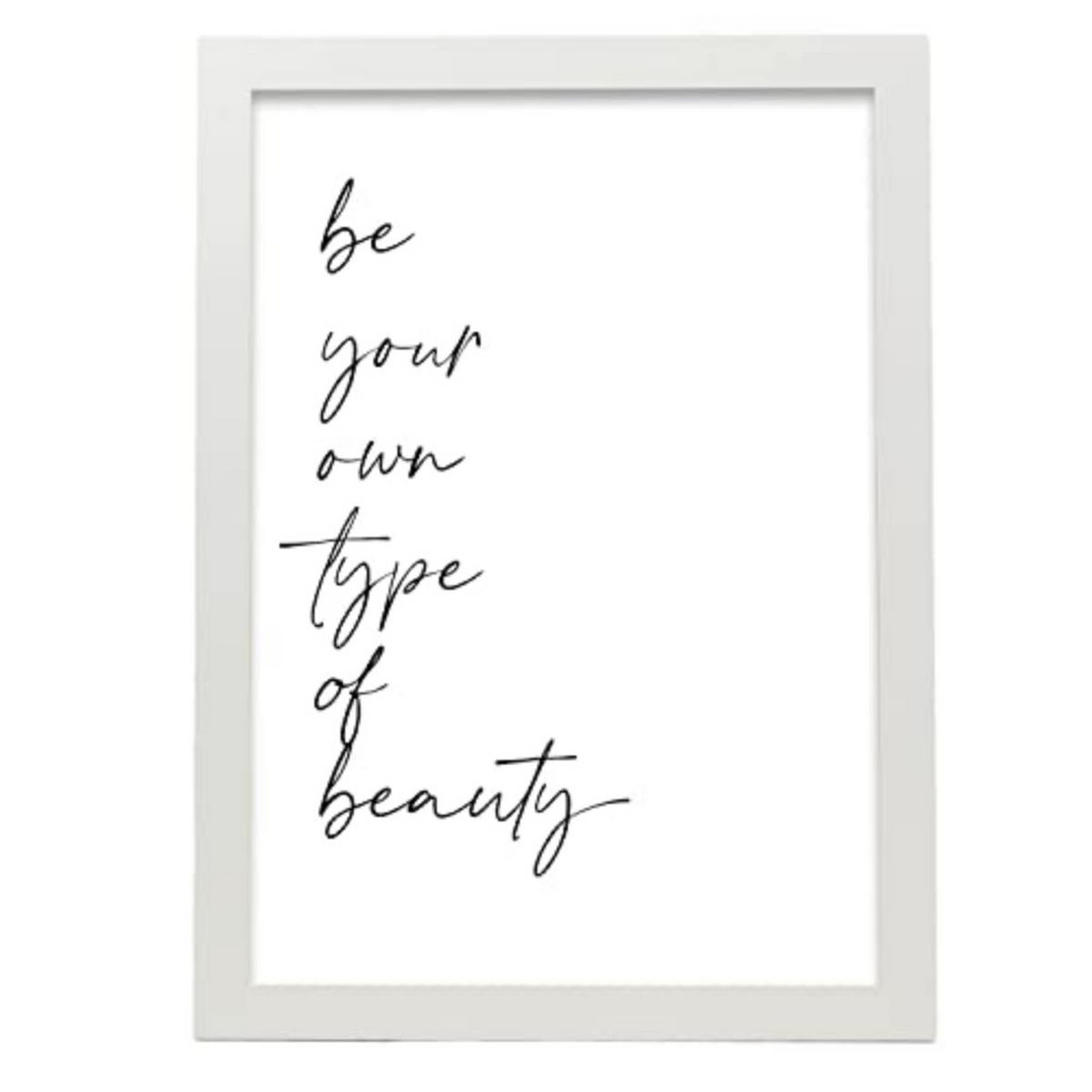 POSTER Inspirierende Kunst – Beauty A3 Weißer Rahmen - Weiß, Papier (29.7/5/42cm) - Nacnic