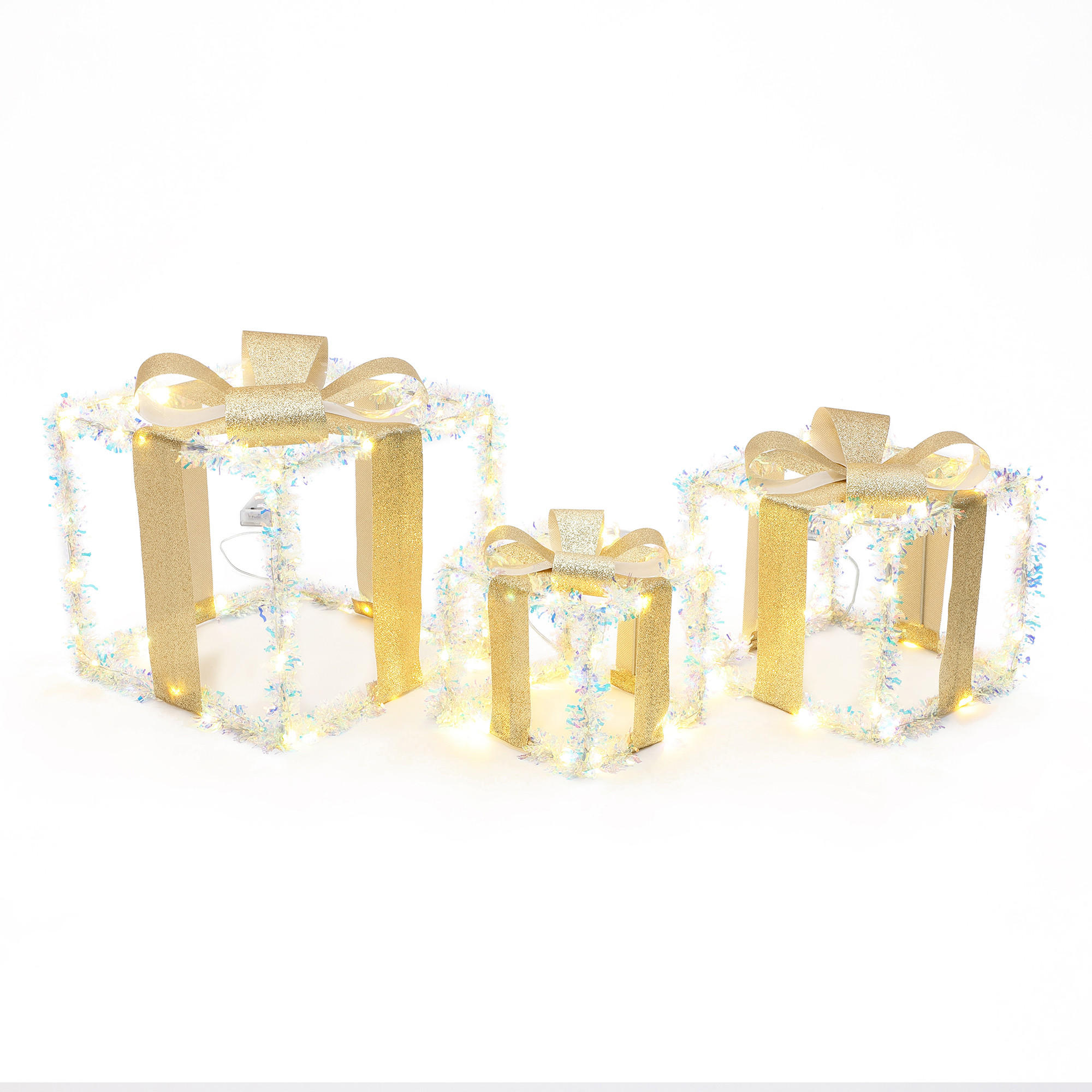 GESCHENKBOX HTHD0268 - Champagner, Kunststoff/Metall (26/27/26cm) - Hometopia