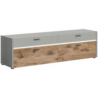 LOWBOARD Celino 43/185/51 cm - Grau, Holzwerkstoff (185/51/43cm) - Xonox