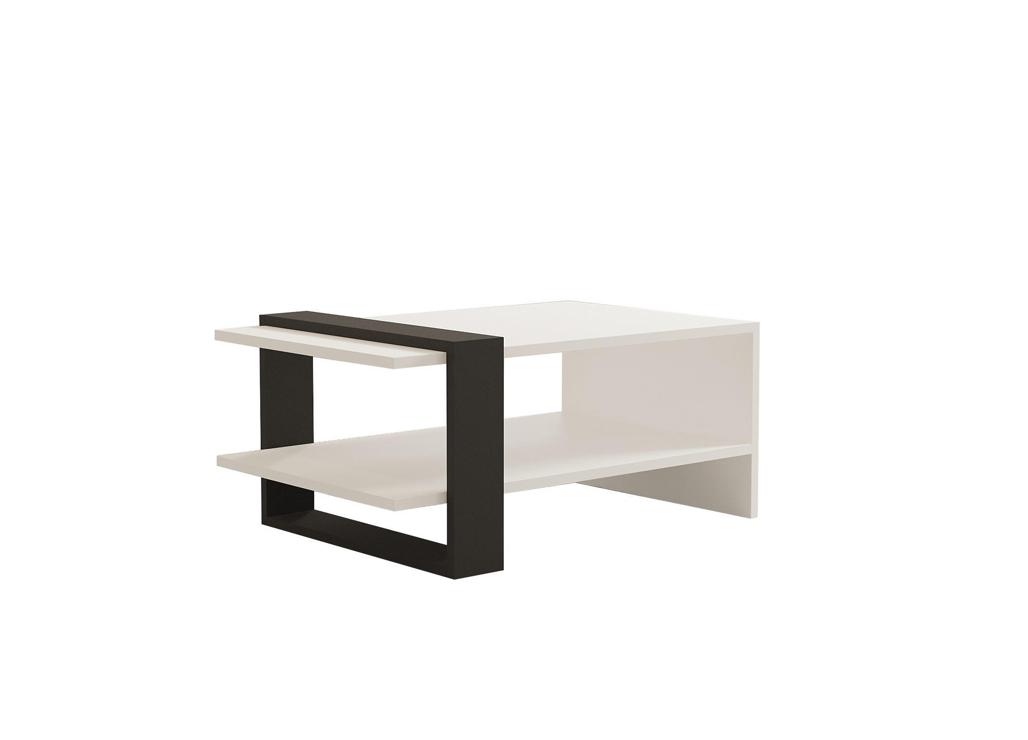 COUCHTISCH funda weiss - Weiß, Holz (80/55/35cm) - Habitat Garten
