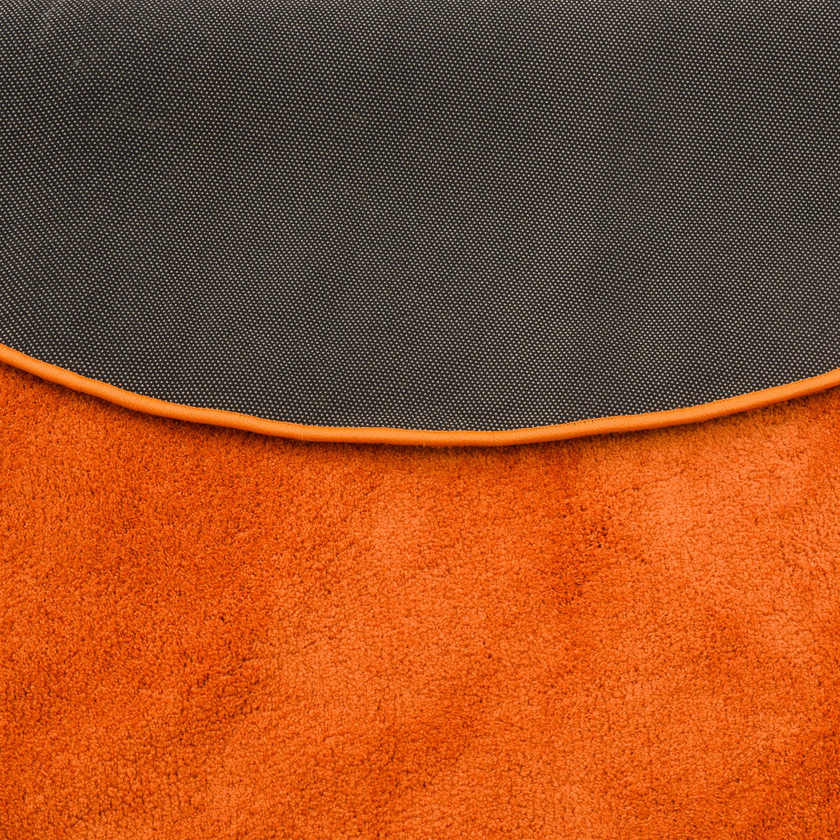 SUPER SOFT KINDER HOCHFLOR TEPPICH SILKY KIDS RUND - Orange, Textil (160/160cm) - Pergamon
