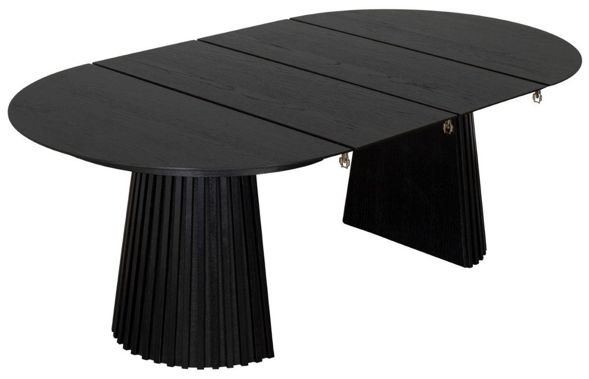 MÖBELSET Diningtisch Andria oval, 6er Set Diningsessel Ginosa hellgrau - Dunkelgrau/Hellgrau, Holz/Textil (210/75/120cm) - bene living