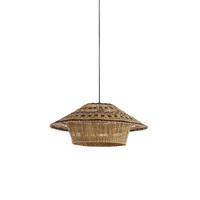 HÄNGELAMPE - Braun - 64/64/26 cm - Braun, Naturmaterialien (64/64/26cm) - Light & Living