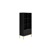 BÜCHERREGAL Austin 40/171,3/80 cm - Schwarz, Holzwerkstoff (40/171/80cm) - Kocot Kids