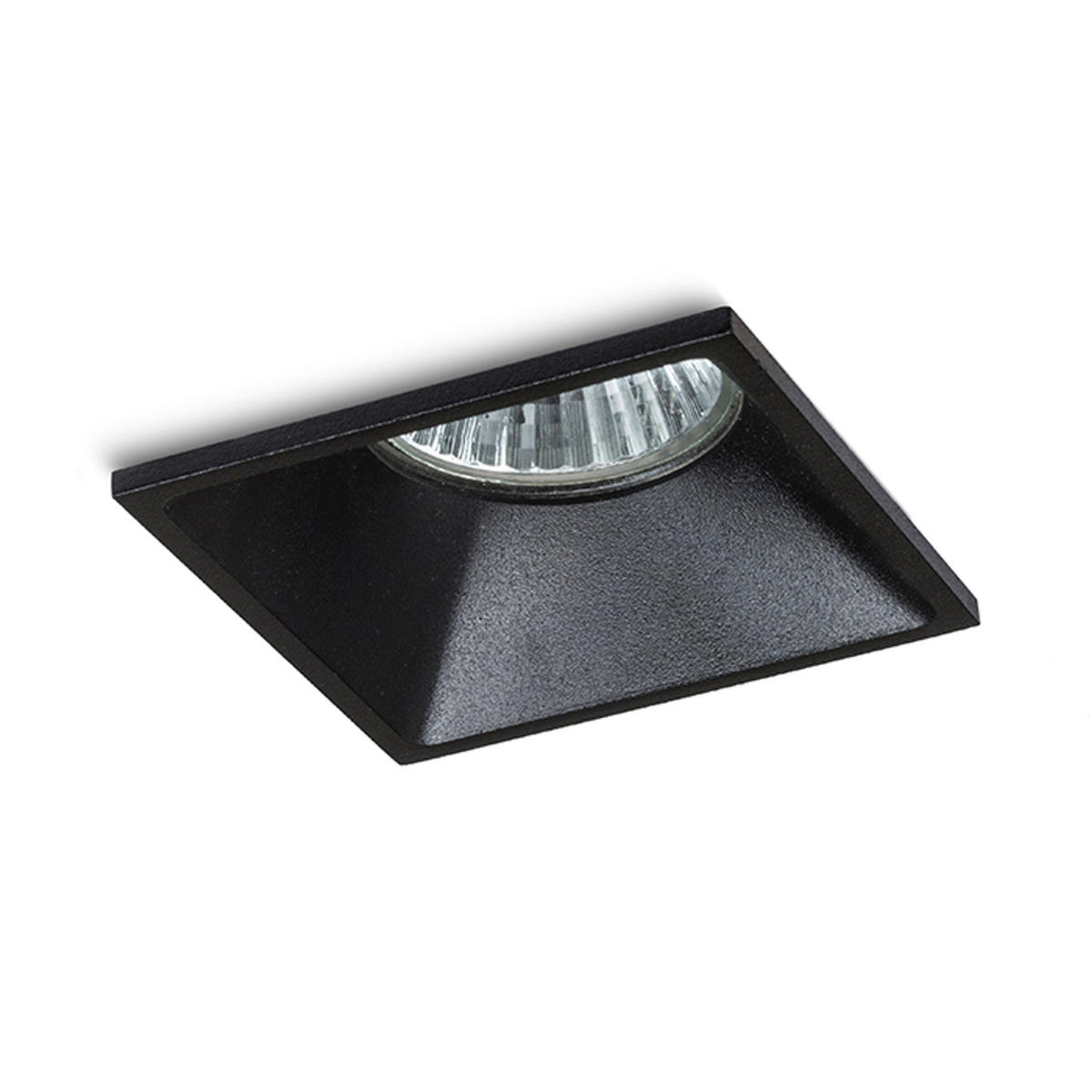 EINBAULEUCHTE ZURI SQ Schwarz 35 W - Schwarz, Metall (9/9/12cm) - Rendl
