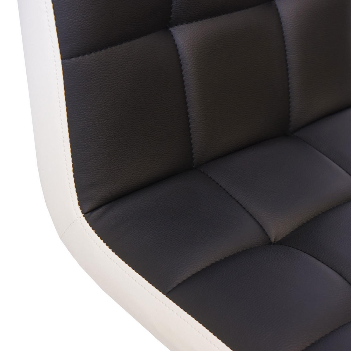 BARHOCKER Schwarz, Weiß 2er-Set - Schwarz/Weiß, Textil (38/107/41cm) - MCW