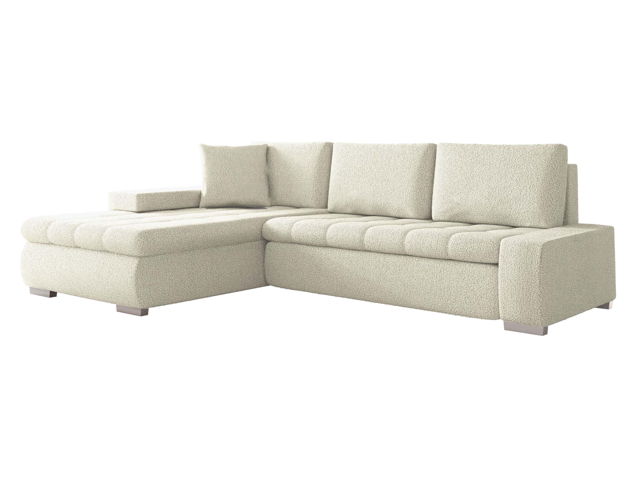 ECKSOFA Orkan Mini Premium - Creme, Holz/Textil (265/185cm) - MIRJAN24