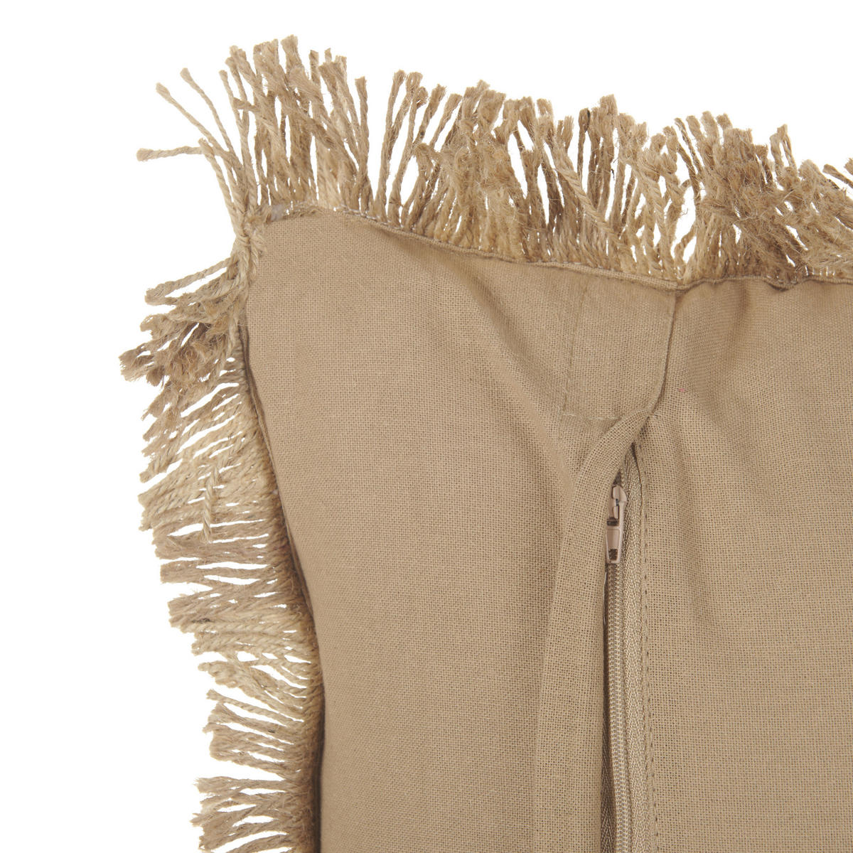 DEKOKISSEN 2er-Set Beige 45/45 cm Cirsium - Beige, Naturmaterialien (45/45cm) - Beliani
