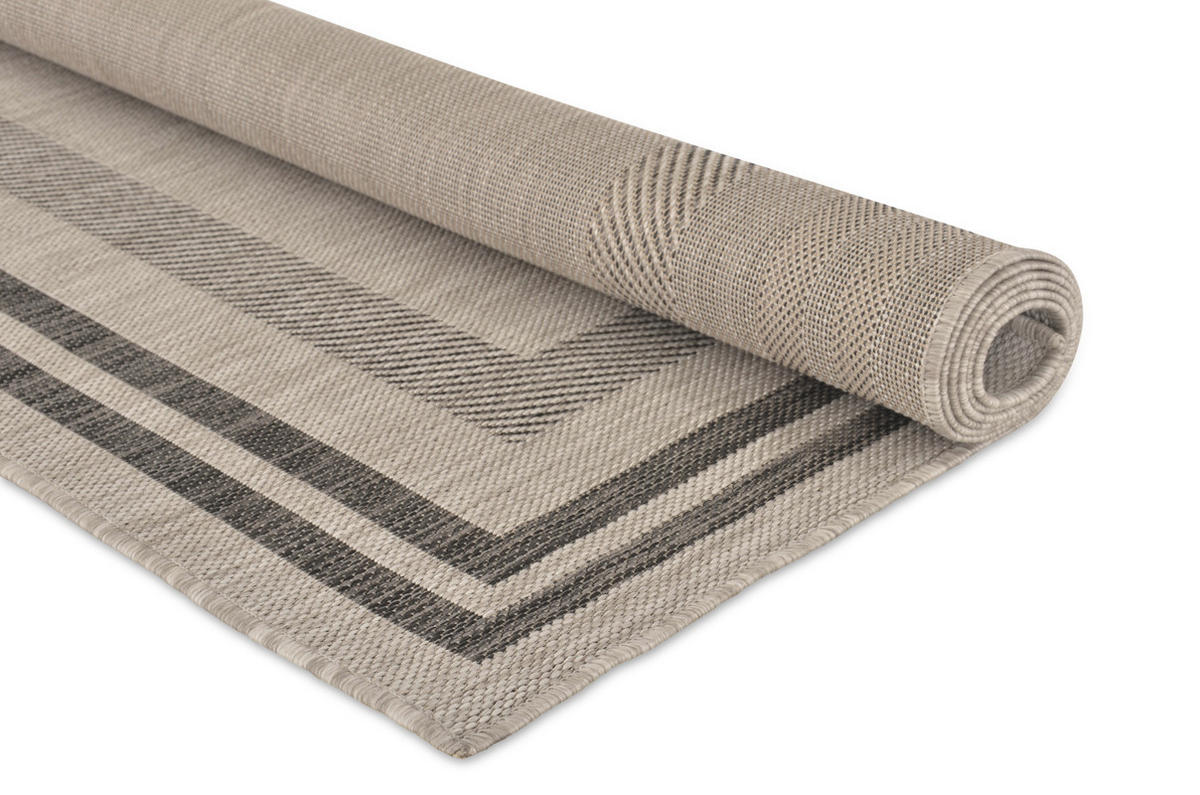 OUTDOOR-TEPPICH Terrace Hellgrau/Beige 160x220 cm - Multicolor, Textil (160/220cm) - Vercai Rugs