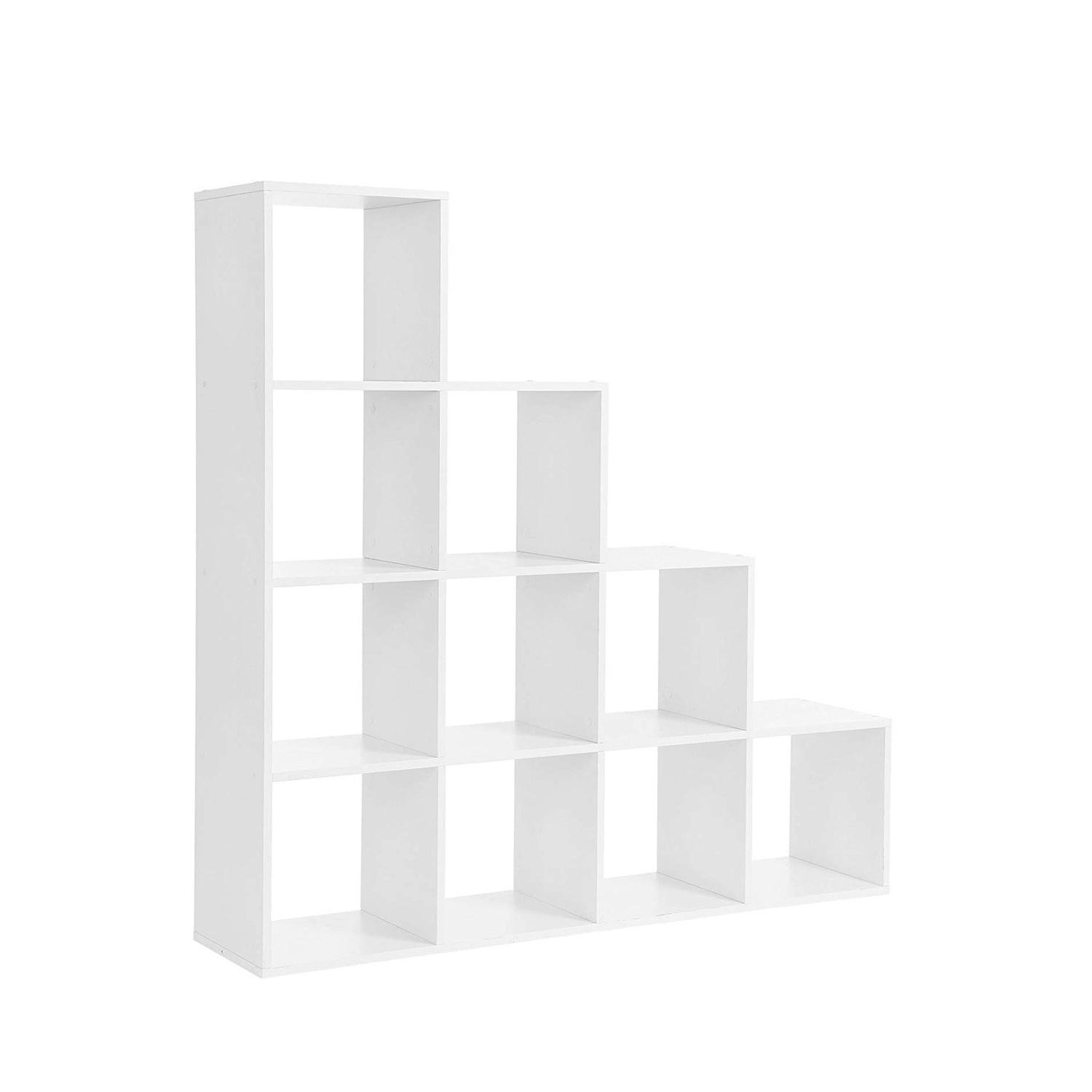 BÜCHERREGAL SAN DIEGO - Weiß, Holzwerkstoff (130/130/29cm) - Hansiro