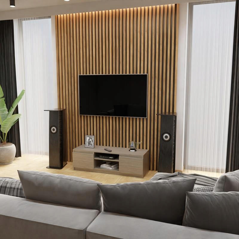 FERNSEHKOMMODE EX3 Sonoma Eiche 120/40/36 cm - Sonoma Eiche, Holzwerkstoff (120/36/40cm) - Matkam Möbel