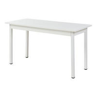 ESSTISCH - Weiß, Holzwerkstoff/Metall (60/140/75cm) - [en.casa]