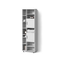 BADSCHRANK Eisak Weiß 60 x 190 cm - Weiß, Holzwerkstoff (60/190/30cm) - Livinity®